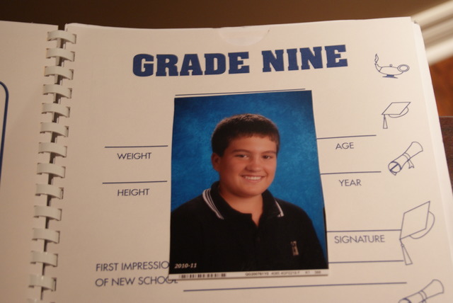 First day of Grade 9