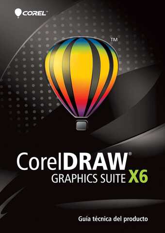 Versión X6 (16) de CorelDraw