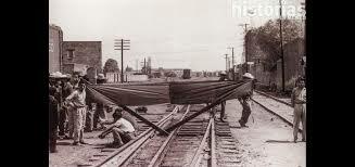 Protesta de los ferrocarrileros