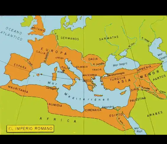 Establecimiento del imperio romano