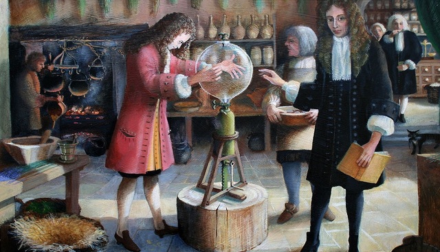 Robert Boyle y Robert Hook