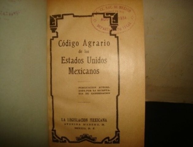 Se crea el Departamento Agrario