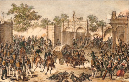 victoria de los liberales en Calpulalpan