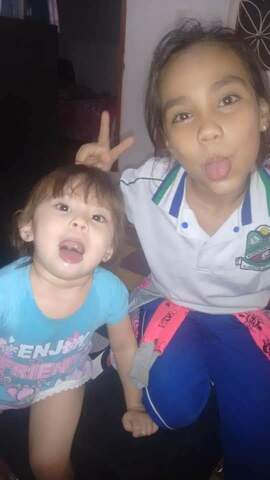 foto con mi hermanita