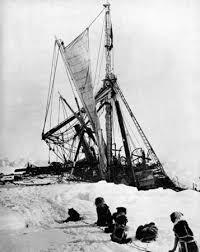 Endurance gets trapped in pack ice