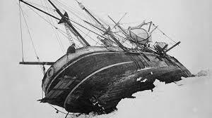 The Endurance gets crushed and abandoned