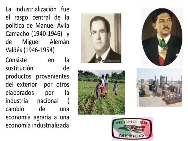 Comienzo de la sustitución de importaciones