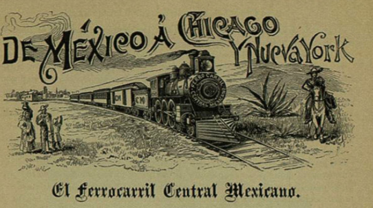 inauguración del ferrocarril central mexicano