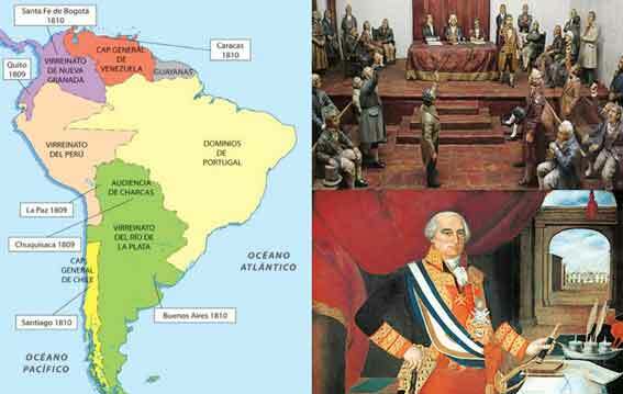 La creación de juntas de Gobierno en América