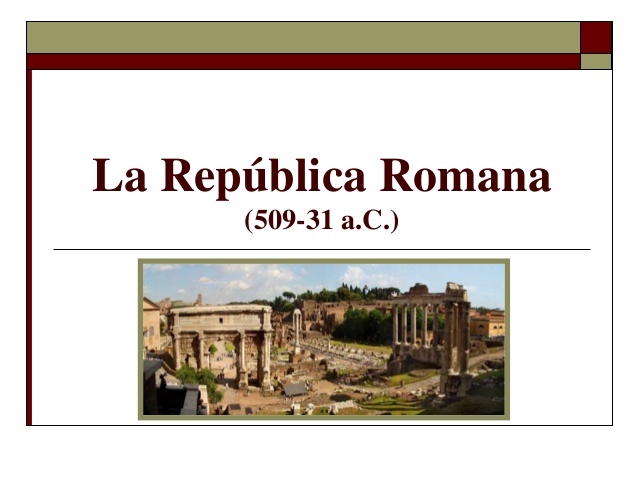 Segundo Periodo: La república