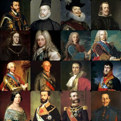 Timeline: Monarcas de España