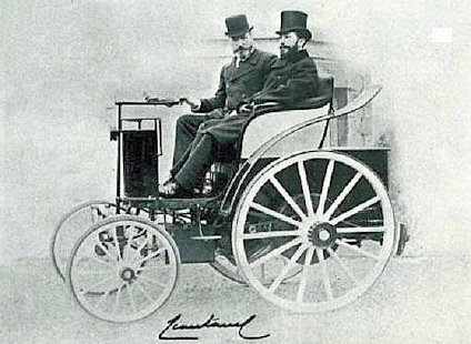 Vehículo eléctrico de Jeantaud.