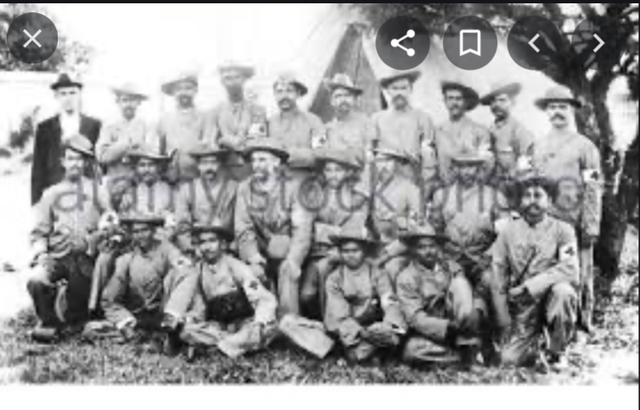 Gandhi raises an Ambulance Corps