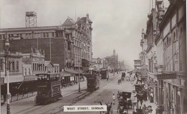 Reached Durban, Natal.