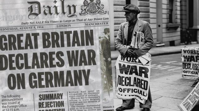 Britain officially declares war against Germany - Political (+1)