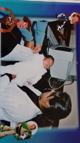 Mi primer huella en papel