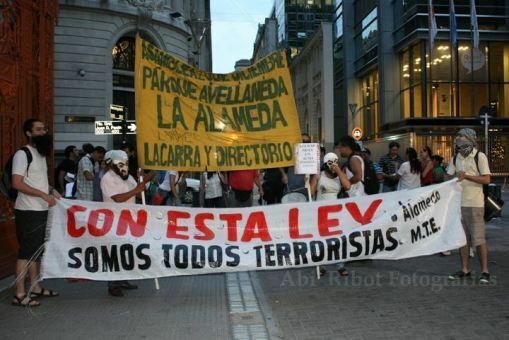 ACTO CONTRA LA LEY ANTITERRITORISTA