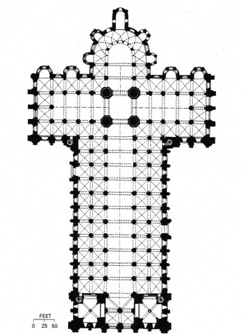 Planta de San Saturnino de Toulouse