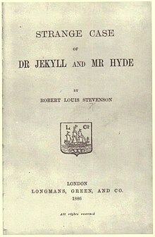 "The Strange Case of Dr Jekyll and Mr Hyde" (1886)