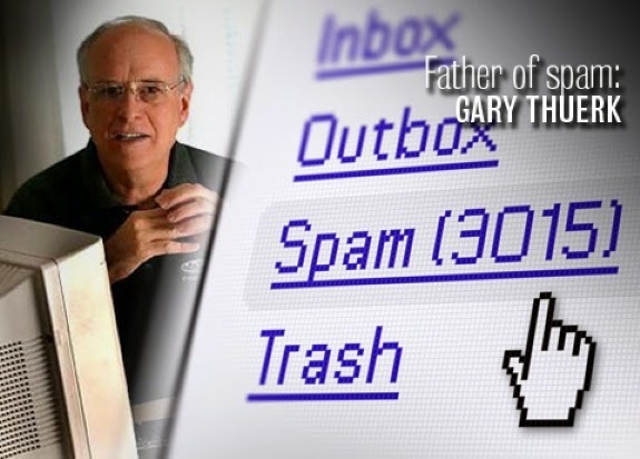 Se envía el primer spam.