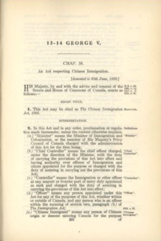 Chuck Lee and the Immigration act (P,S) -2