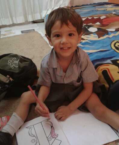 El primer trabajo manual del Rey