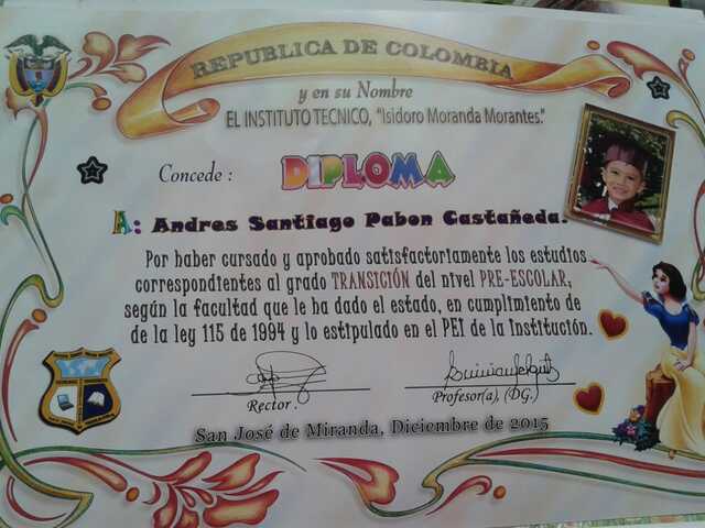 Mi primer diploma