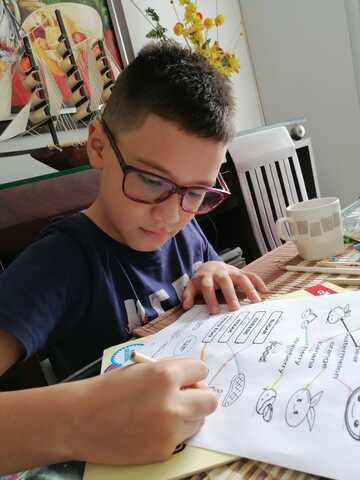 Nuevamente estudiando en colegio el pilar