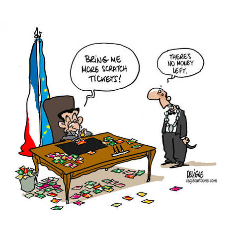 France in debt.