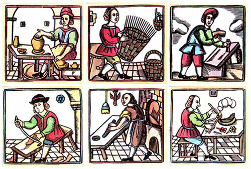 Gremios artesanales y comerciantes