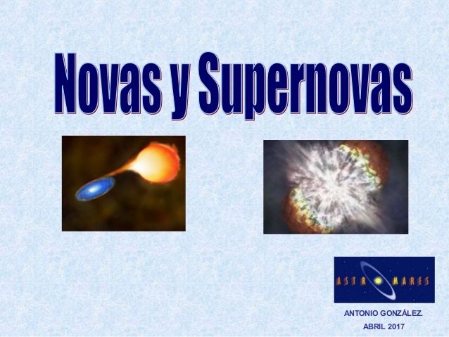 NOVAS Y SUPERNOVAS