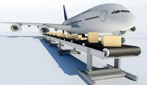 Concepto de costo total y transporte aéreo de mercancía