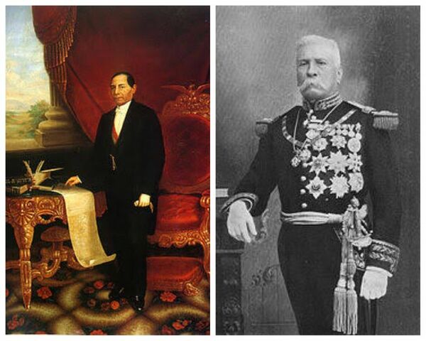Porfirio Diaz VS Benito Juarez