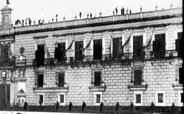 Bomba en Palacio Nacional