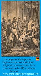 sublevan los sargentos de la Guardia Real en La Granja de San Ildefonso (1836)