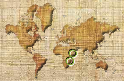 Australopithecus afarensis (Localització)