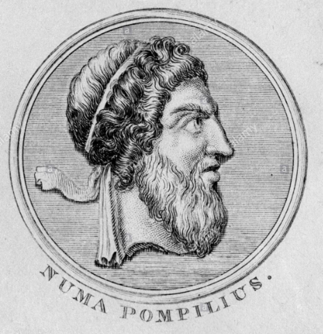 Muere Rómulo y Pompilio asume el trono un años después y reforma el calendario romano.