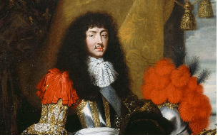 Luis XIV  promove a moda da peluca