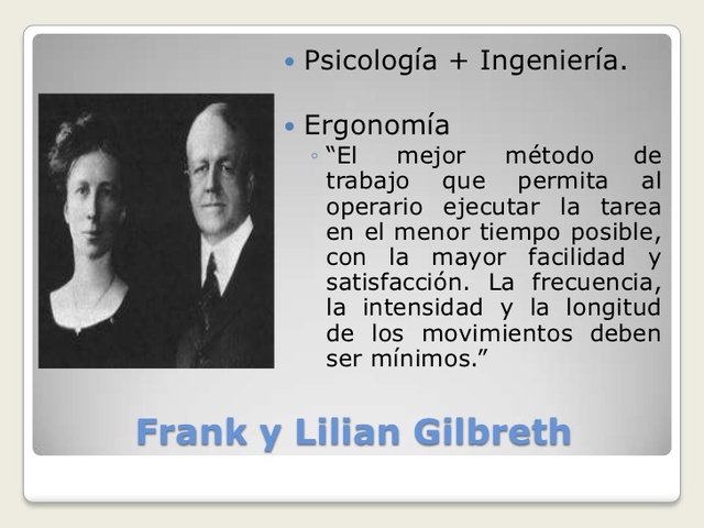 Lilian Moller y Frank Gilbreth