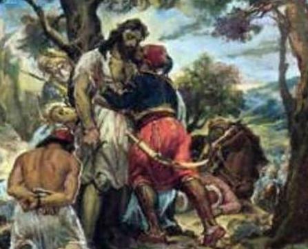 Μάχη στο Μανιάκι, θάνατος του Παπαφλέσσα