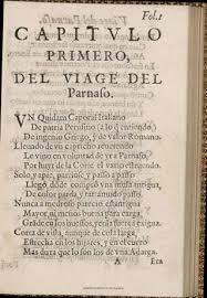 Publicacion "Viaje del Parnaso"