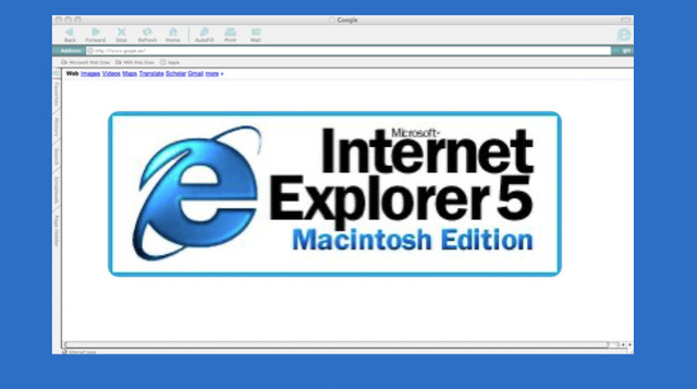 1999 Internet Explorer 5