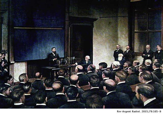 Primera demostración de Roentgen