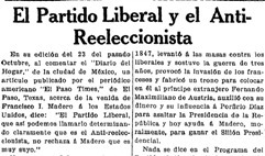 Partidos Nacional Reeleccionista y Antirreeleccionista (PNA)