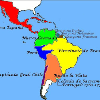 Timeline: España e independencia de colonias americanas