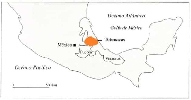 Ubicación Totonaca