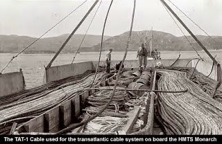 Se inaugura el primer sistema de cable telefónico trasatlántico submarino