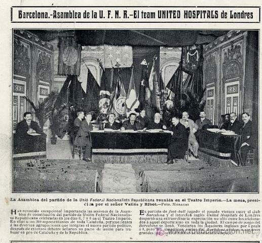 Surge la Unión Federal Nacionalista Republicana