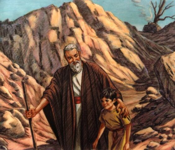 Abraham y el sacrificio.