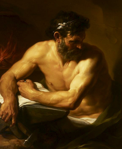 Efesto crea le Spade dell'Eden